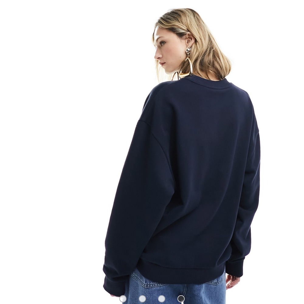 ASOS Malibu Yacht Club Graphic Sweatshirt‎ XS Navy - Picture 4 of 11